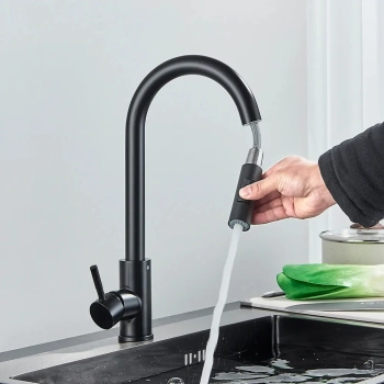 Black Kitchen Faucet